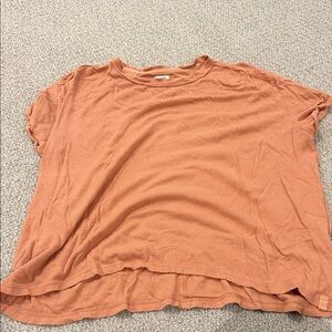 Free People Terracotta Short Sleeve Tee